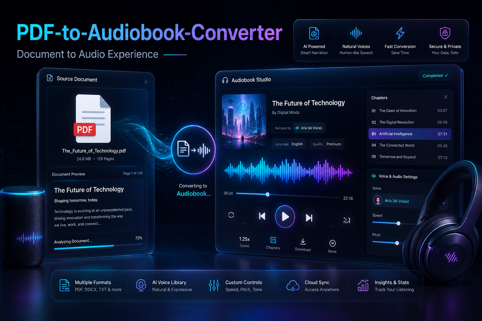 PDF-to-Audiobook-Converter thumbnail